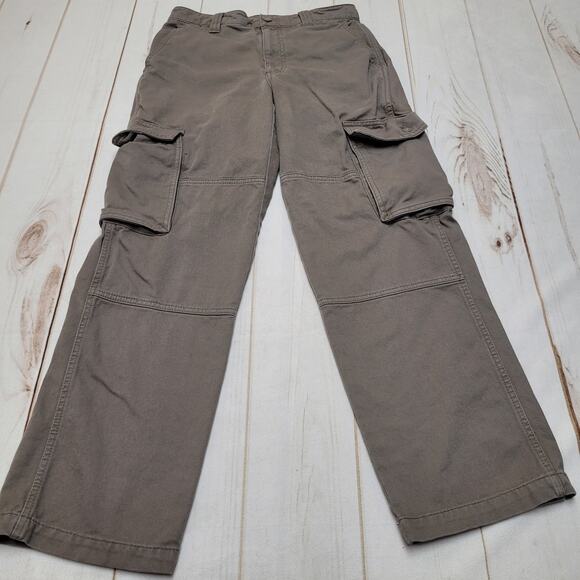 TNA high rise carpenter pants twill utility Greenwich - Picture 1 of 9